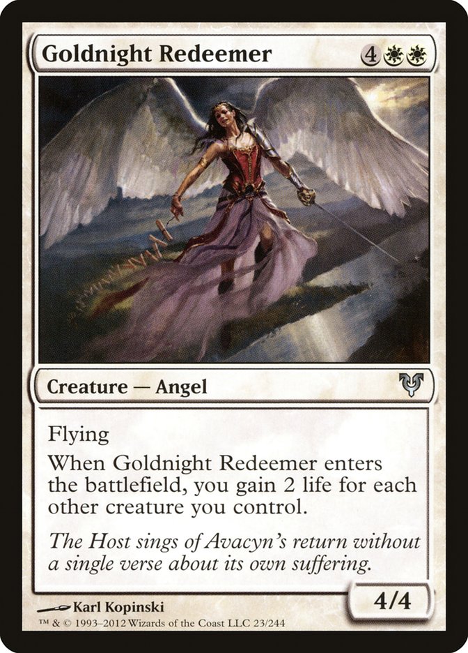 Goldnight Redeemer [Avacyn Restored] | Game Master's Emporium (The New GME)