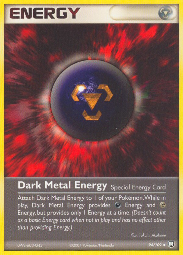 Dark Metal Energy (94/109) [EX: Team Rocket Returns] | Game Master's Emporium (The New GME)