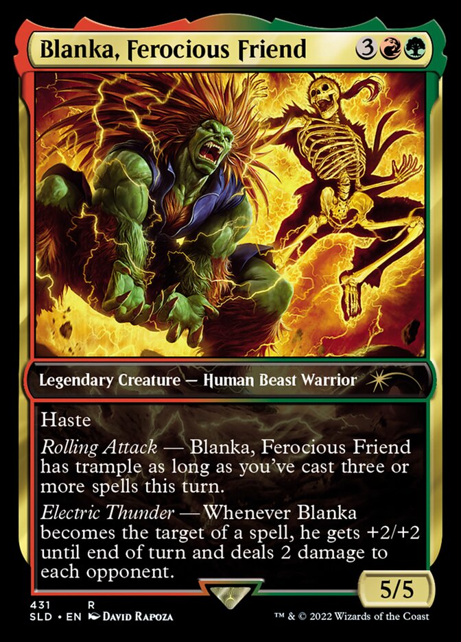 Blanka, Ferocious Friend [Secret Lair Drop Series] | Game Master's Emporium (The New GME)