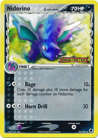 Nidorino (35/101) (Delta Species) (Stamped) [EX: Dragon Frontiers] | Game Master's Emporium (The New GME)