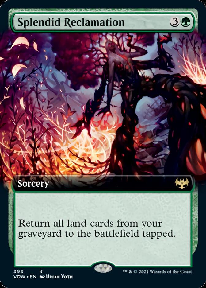 Splendid Reclamation (Extended Art) [Innistrad: Crimson Vow] | Game Master's Emporium (The New GME)
