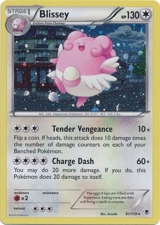 Blissey (81/119) (Cosmos Holo) [XY: Phantom Forces] | Game Master's Emporium (The New GME)