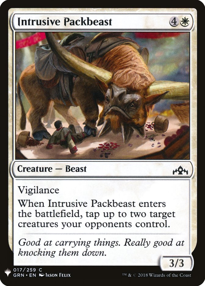 Intrusive Packbeast [Mystery Booster] | Game Master's Emporium (The New GME)