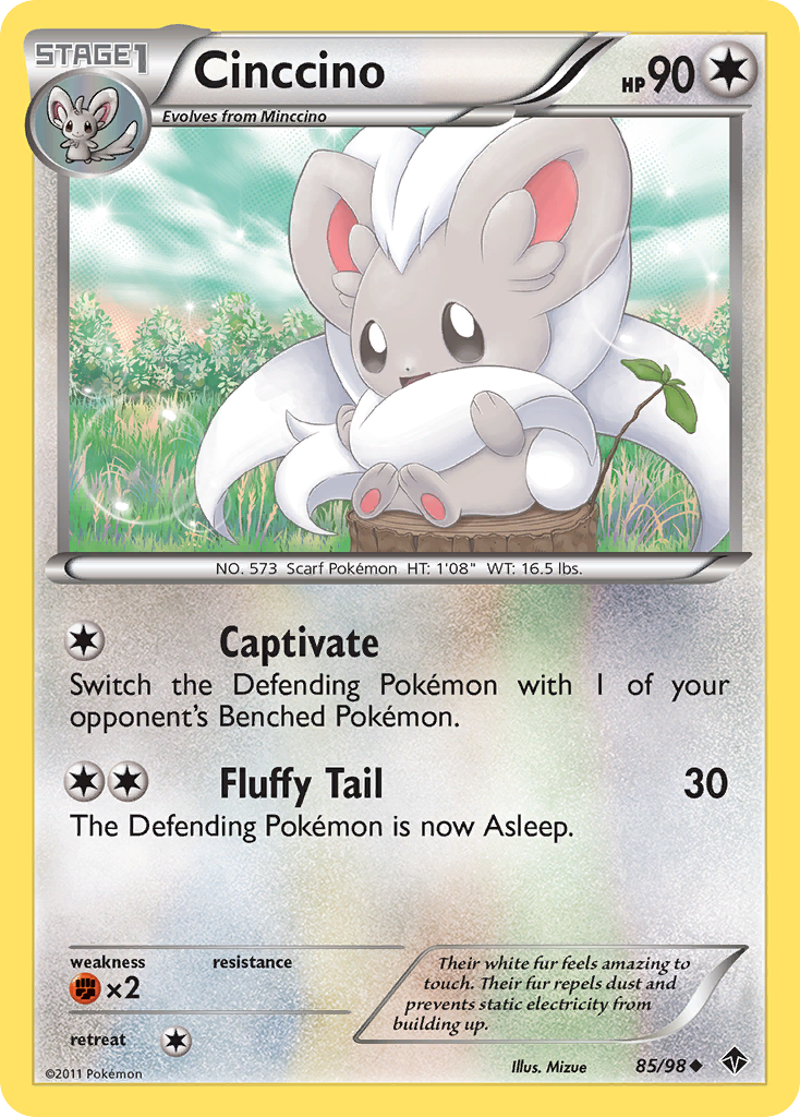 Cinccino (85/98) [Black & White: Emerging Powers] | Game Master's Emporium (The New GME)