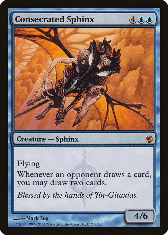 Consecrated Sphinx [Mirrodin Besieged] | Game Master's Emporium (The New GME)