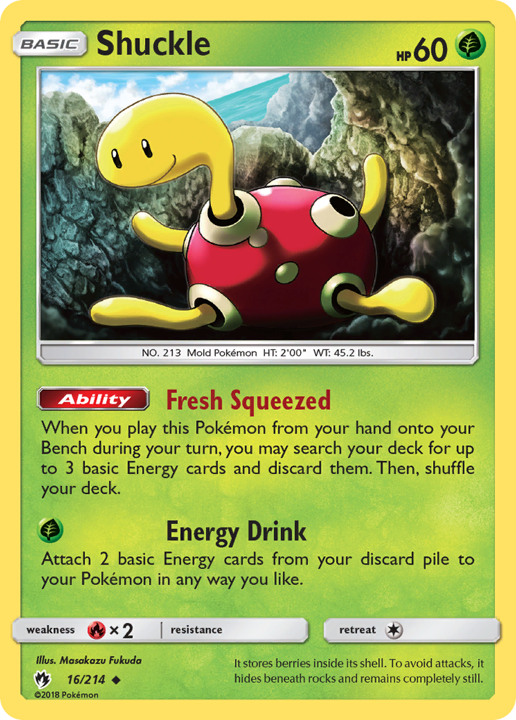 Shuckle (16/214) [Sun & Moon: Lost Thunder] | Game Master's Emporium (The New GME)