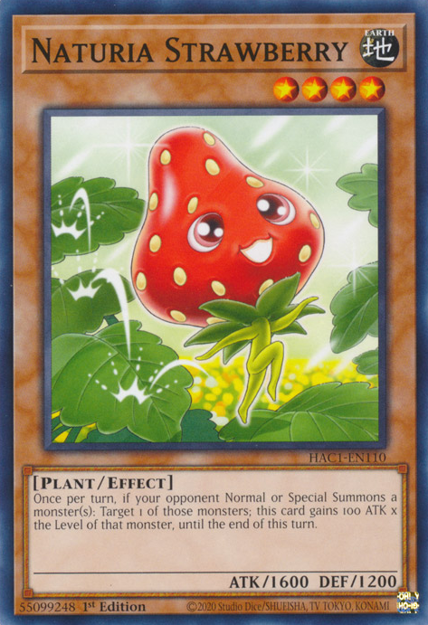 Naturia Strawberry [HAC1-EN110] Common | Game Master's Emporium (The New GME)