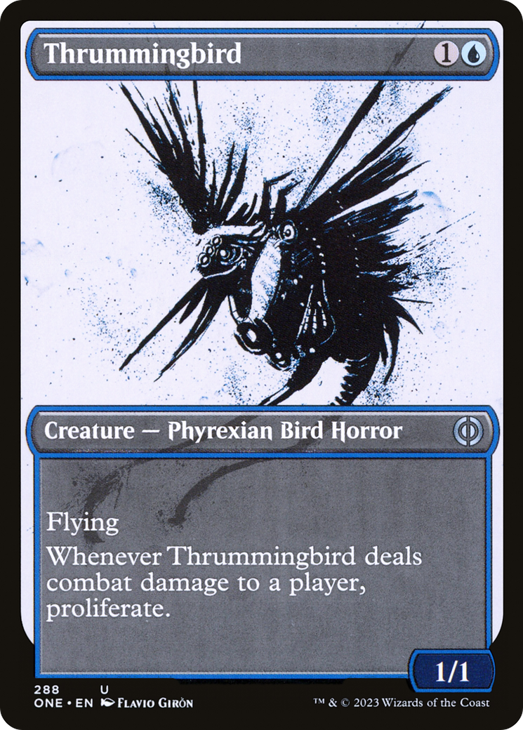 Thrummingbird (Showcase Ichor) [Phyrexia: All Will Be One] | Game Master's Emporium (The New GME)