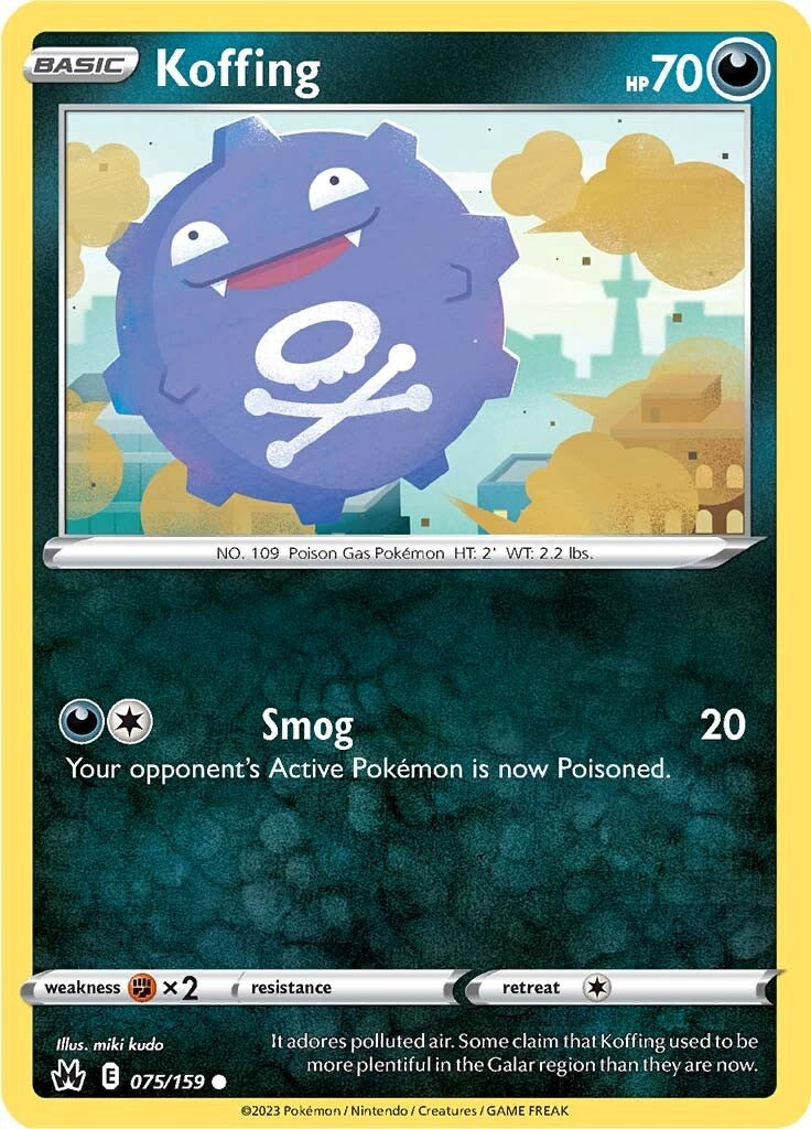 Koffing (075/159) [Sword & Shield: Crown Zenith] | Game Master's Emporium (The New GME)