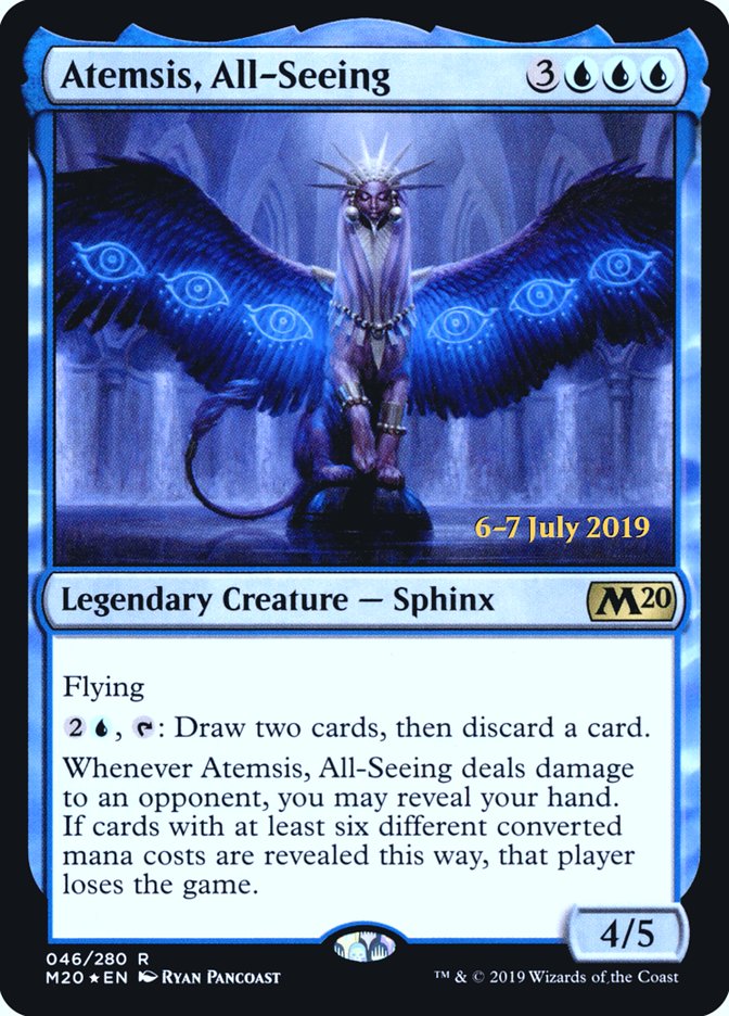 Atemsis, All-Seeing [Core Set 2020 Prerelease Promos] | Game Master's Emporium (The New GME)