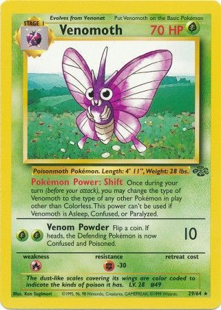 Venomoth (29/64) [Jungle Unlimited] | Game Master's Emporium (The New GME)