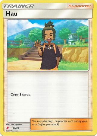 Hau (23/30) [Sun & Moon: Trainer Kit - Lycanroc] | Game Master's Emporium (The New GME)