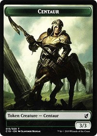 Centaur // Egg Double-Sided Token [Commander 2019 Tokens] | Game Master's Emporium (The New GME)