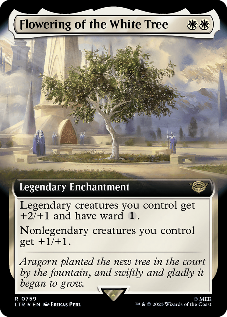 Flowering of the White Tree (Extended Art) (Surge Foil) [The Lord of the Rings: Tales of Middle-Earth] | Game Master's Emporium (The New GME)