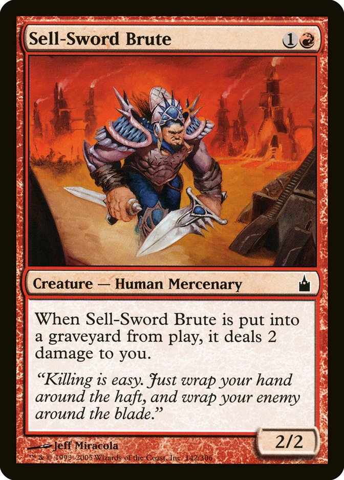 Sell-Sword Brute [Ravnica: City of Guilds] | Game Master's Emporium (The New GME)
