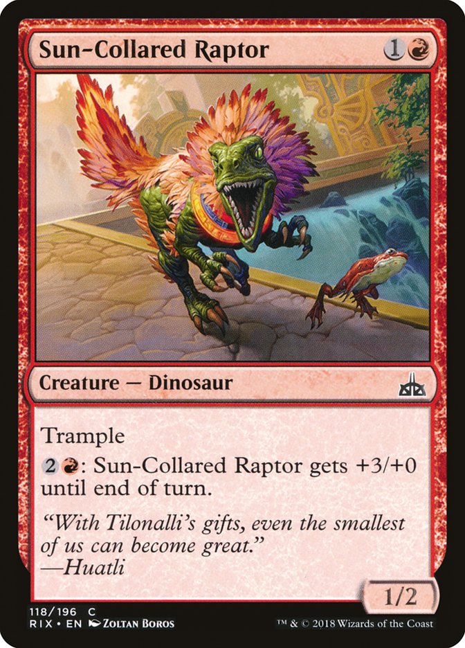 Sun-Collared Raptor [Rivals of Ixalan] | Game Master's Emporium (The New GME)