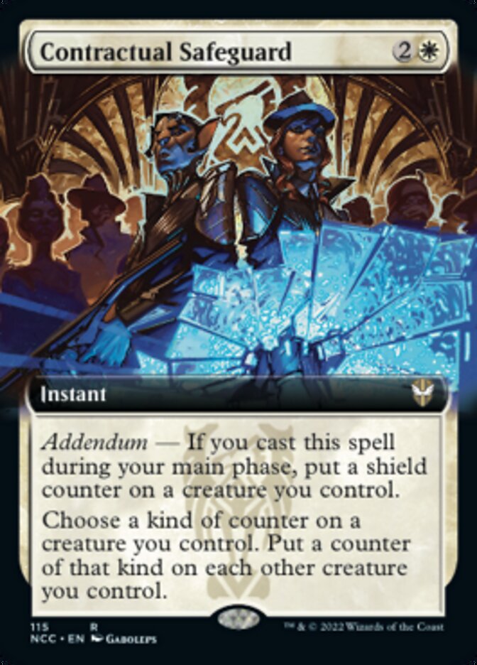 Contractual Safeguard (Extended Art) [Streets of New Capenna Commander] | Game Master's Emporium (The New GME)