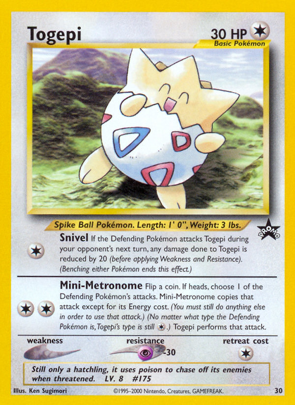 Togepi (30) [Wizards of the Coast: Black Star Promos] | Game Master's Emporium (The New GME)