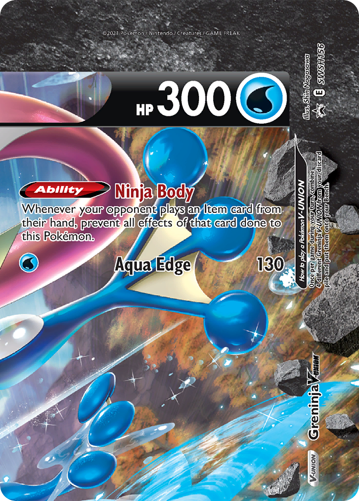 Greninja V-Union (SWSH156) [Sword & Shield: Black Star Promos] | Game Master's Emporium (The New GME)