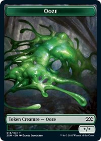 Ooze // Wurm (030) Double-Sided Token [Double Masters Tokens] | Game Master's Emporium (The New GME)