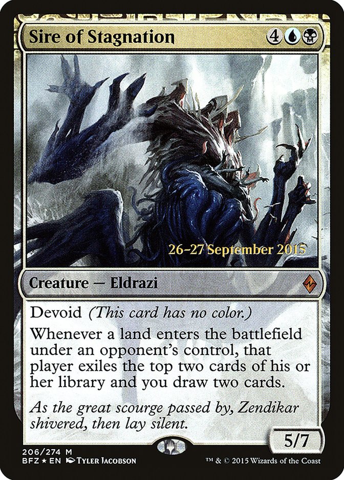 Sire of Stagnation [Battle for Zendikar Prerelease Promos] | Game Master's Emporium (The New GME)