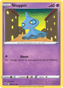 Shuppet (067/185) [Sword & Shield: Vivid Voltage] | Game Master's Emporium (The New GME)