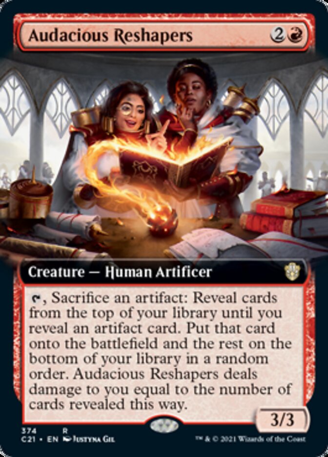 Audacious Reshapers (Extended Art) [Commander 2021] | Game Master's Emporium (The New GME)
