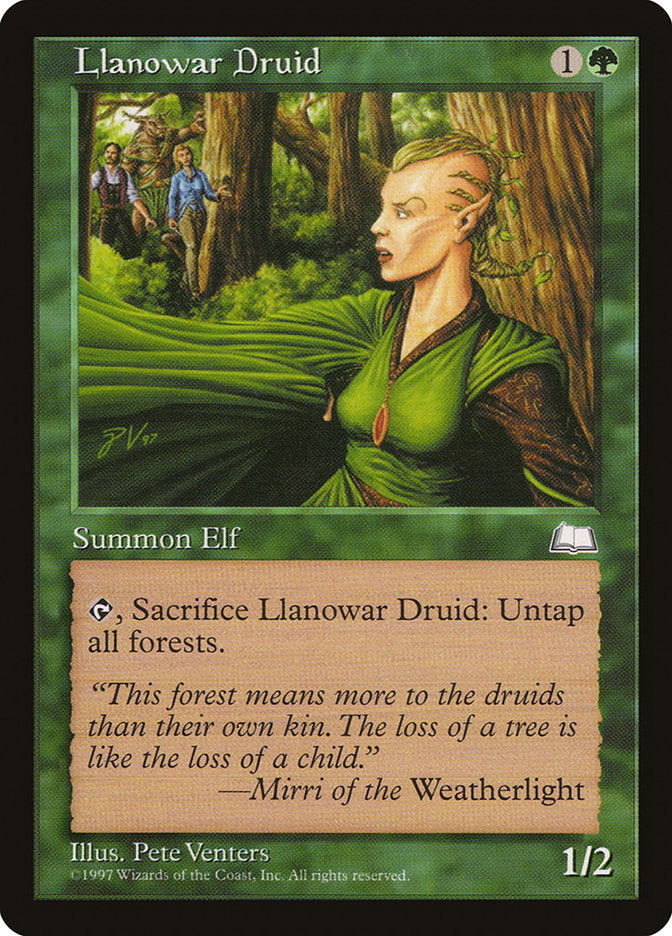 Llanowar Druid [Weatherlight] | Game Master's Emporium (The New GME)