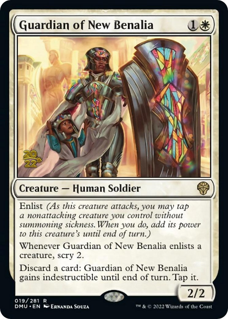 Guardian of New Benalia [Dominaria United Prerelease Promos] | Game Master's Emporium (The New GME)