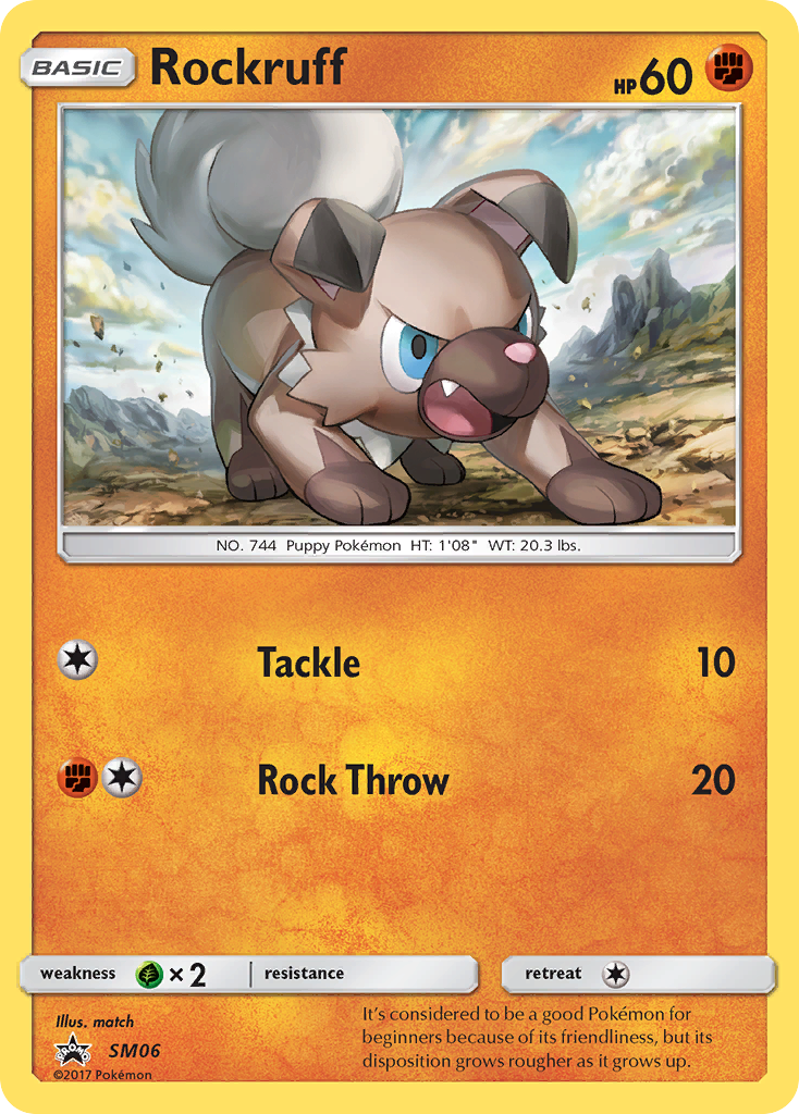 Rockruff (SM06) [Sun & Moon: Black Star Promos] | Game Master's Emporium (The New GME)