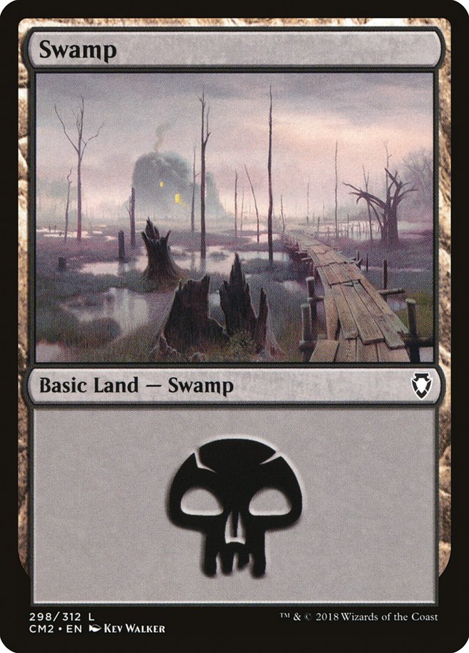 Swamp (298) [Commander Anthology Volume II] | Game Master's Emporium (The New GME)