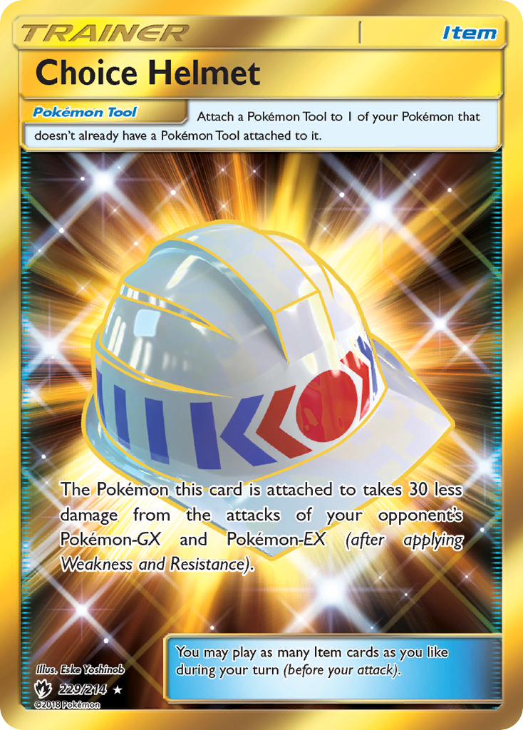Choice Helmet (229/214) [Sun & Moon: Lost Thunder] | Game Master's Emporium (The New GME)