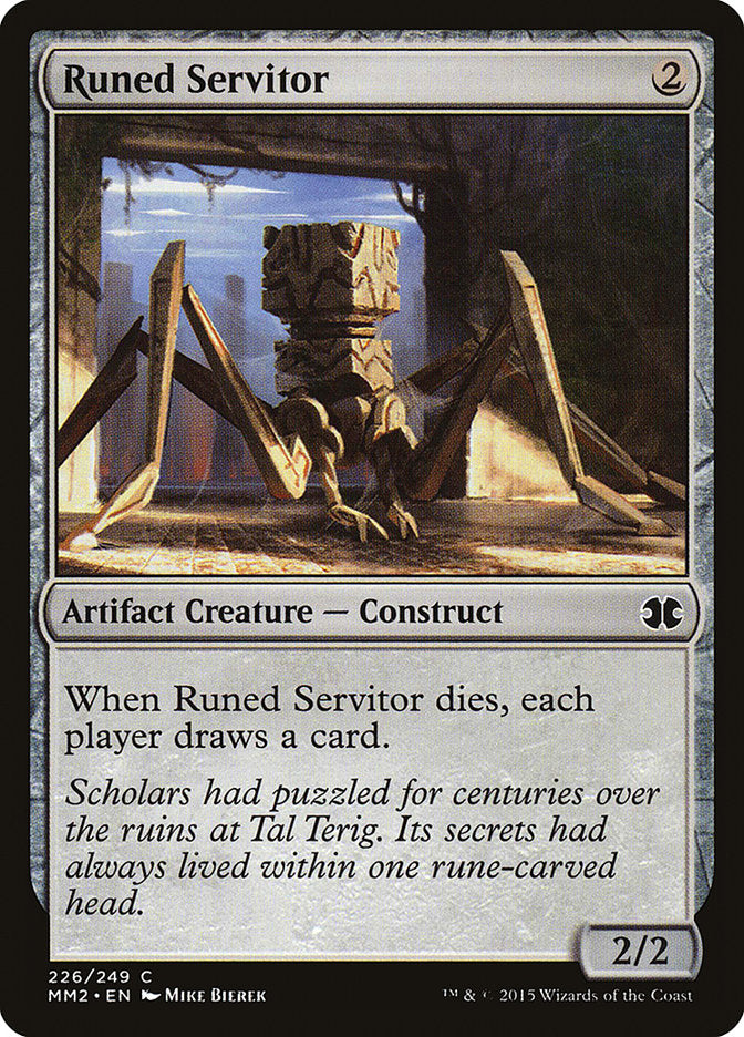 Runed Servitor [Modern Masters 2015] | Game Master's Emporium (The New GME)