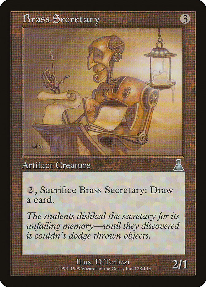 Brass Secretary [Urza's Destiny] | Game Master's Emporium (The New GME)