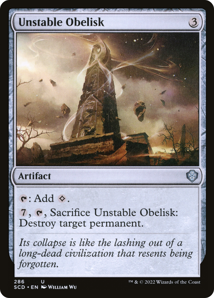 Unstable Obelisk [Starter Commander Decks] | Game Master's Emporium (The New GME)