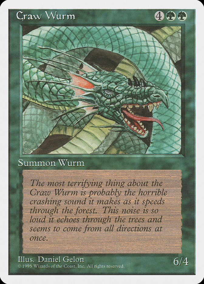 Craw Wurm [Fourth Edition] | Game Master's Emporium (The New GME)