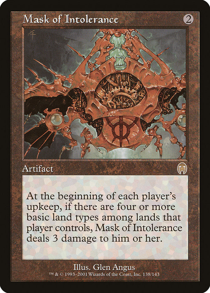 Mask of Intolerance [Apocalypse] | Game Master's Emporium (The New GME)