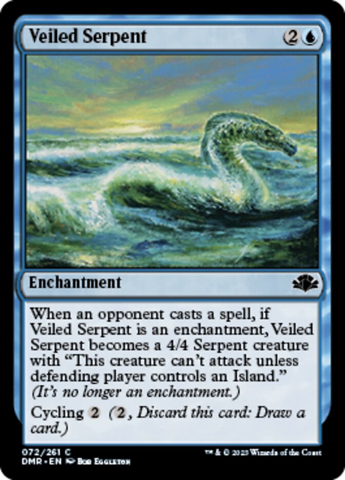 Veiled Serpent [Dominaria Remastered] | Game Master's Emporium (The New GME)