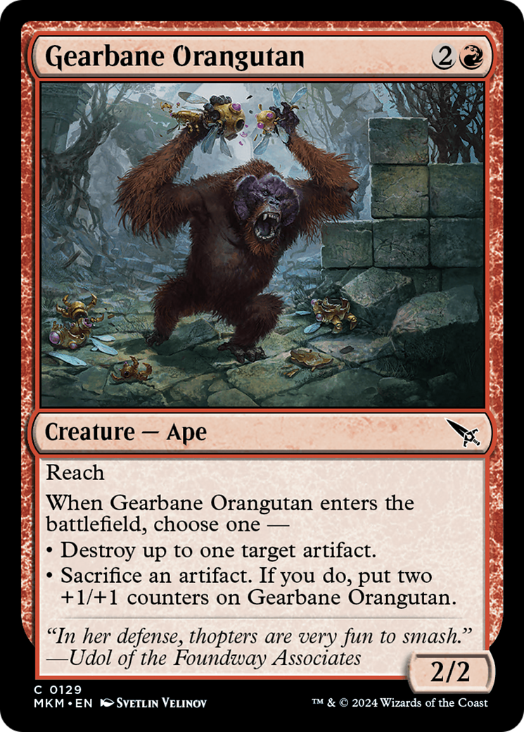 Gearbane Orangutan [Murders at Karlov Manor] | Game Master's Emporium (The New GME)