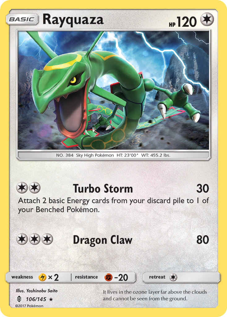 Rayquaza (106/145) [Sun & Moon: Guardians Rising] | Game Master's Emporium (The New GME)