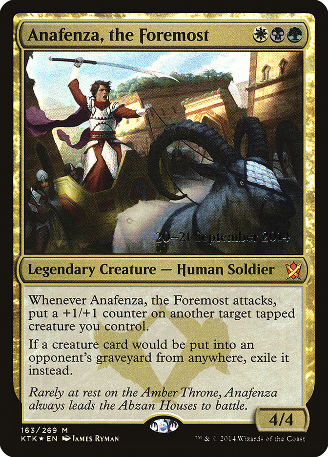 Anafenza, the Foremost [Khans of Tarkir Prerelease Promos] | Game Master's Emporium (The New GME)