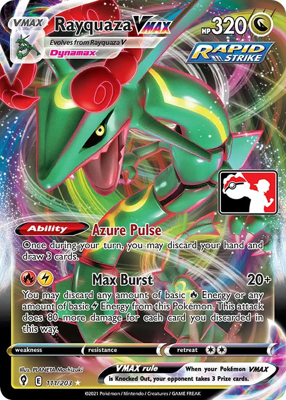 Rayquaza VMAX (111/203) [Prize Pack Series One] | Game Master's Emporium (The New GME)