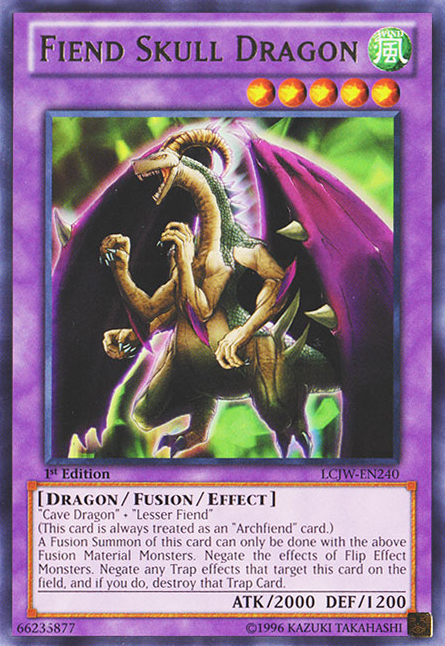 Fiend Skull Dragon [LCJW-EN240] Rare | Game Master's Emporium (The New GME)
