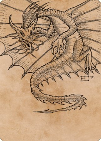 Ancient Gold Dragon Art Card (44) [Commander Legends: Battle for Baldur's Gate Art Series] | Game Master's Emporium (The New GME)
