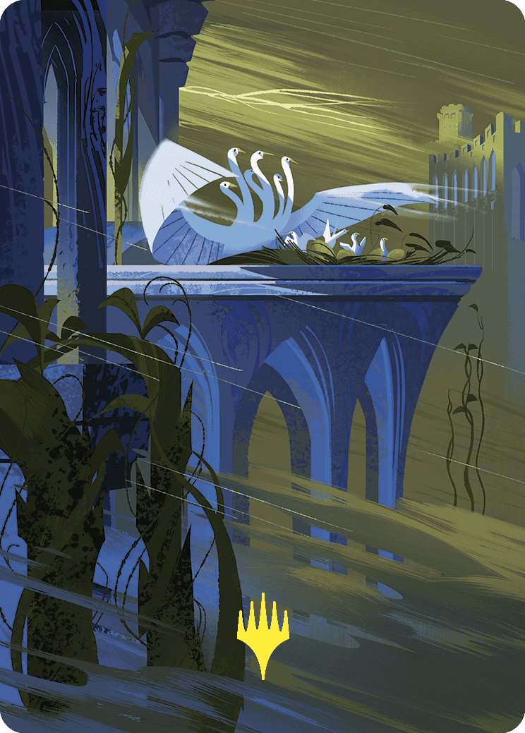 Doubling Season Art Card (Gold-Stamped Planeswalker Symbol) [Wilds of Eldraine Art Series] | Game Master's Emporium (The New GME)