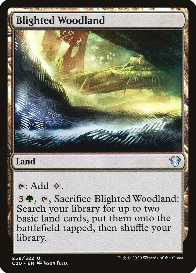 Blighted Woodland [Commander 2020] | Game Master's Emporium (The New GME)