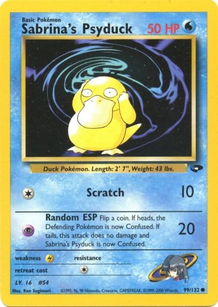 Sabrina's Psyduck (99/132) [Gym Challenge Unlimited] | Game Master's Emporium (The New GME)