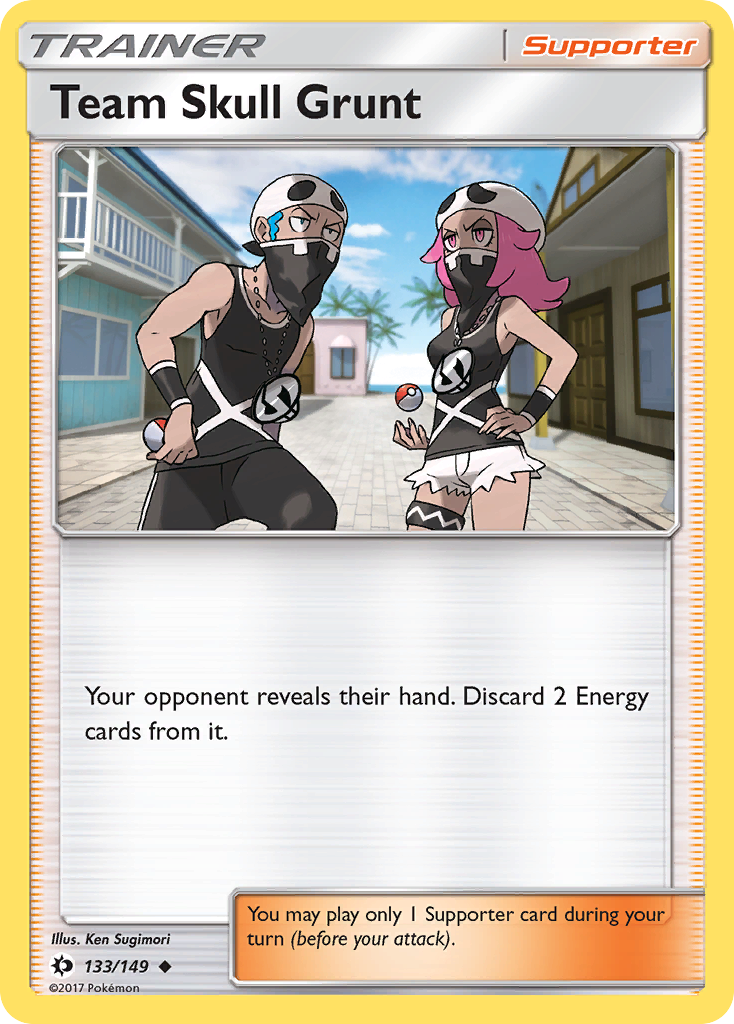 Team Skull Grunt (133/149) [Sun & Moon: Base Set] | Game Master's Emporium (The New GME)