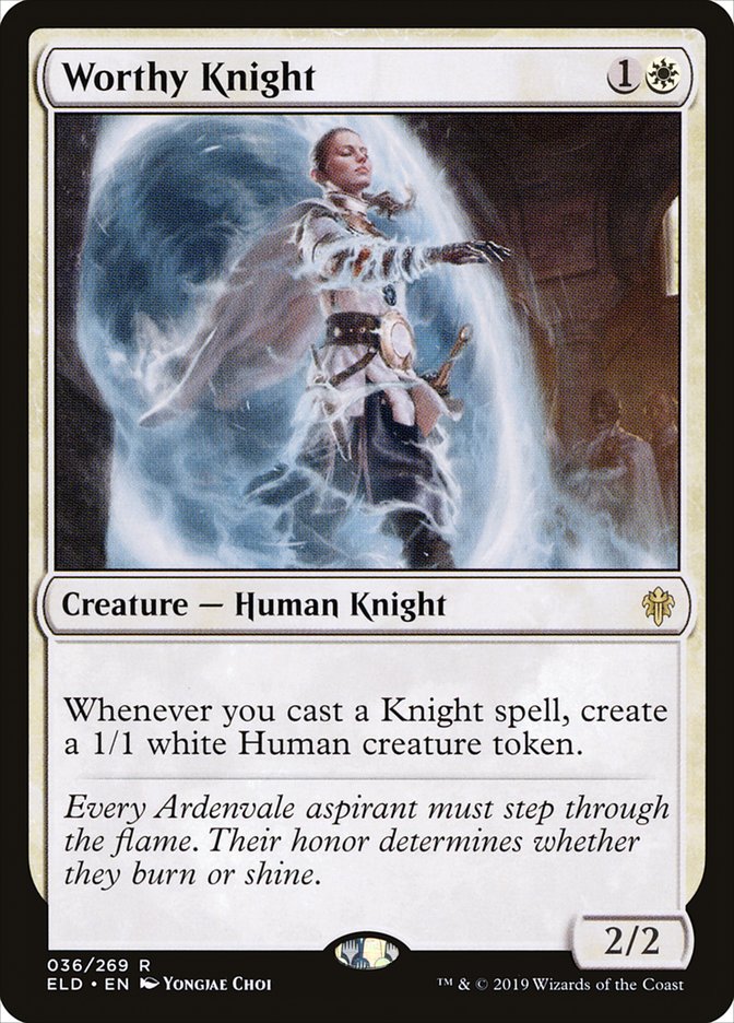 Worthy Knight [Throne of Eldraine] | Game Master's Emporium (The New GME)