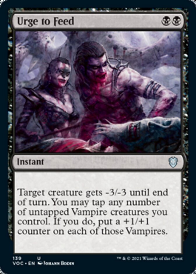 Urge to Feed [Innistrad: Crimson Vow Commander] | Game Master's Emporium (The New GME)